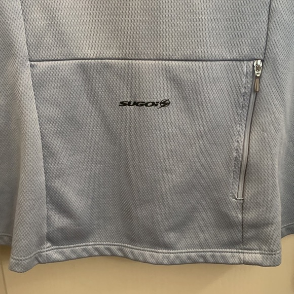 Sugoi Light Gray Womens Cycling Performance Jersey‎ 1/4 Zip Pullover Size L - Picture 7 of 8